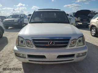 2003 Lexus LX 470 with VIN JTJHT00W833533180, listed as a Copart auction lot 75102374 with 0 mi miles and Non Repairable. Bid and sale history available at carsss.com. Image 5.