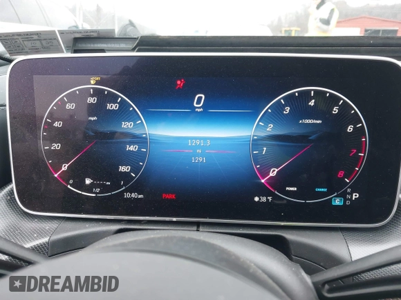 2025 Mercedes-Benz C 300 with VIN W1KAF4HB7SR244183, listed as a IAAI auction lot 41663163 with 1,291 mi miles and . Bid and sale history available at DreamBid. Image 7.