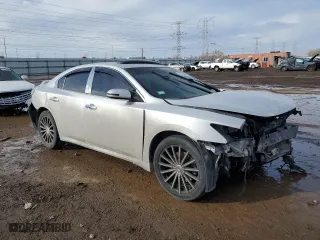 2012 Nissan Maxima 3.5 SV with VIN 1N4AA5AP2CC864566, listed as a Copart auction lot 46538005 with 0 mi miles and Salvage Title. Bid and sale history available at carsss.com. Image 4.