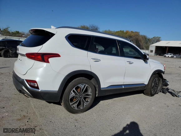 2019 Hyundai Santa Fe Limited with VIN 5NMS53AA0KH063542, listed as a Copart auction lot 86742474 with 79,929 mi miles and Salvage Title. Bid and sale history available at carsss.com. Image 3.