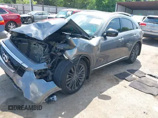 2017 Infiniti QX70 с VIN JN8CS1MU0HM140035, выставлен на аукционе IAAI как лот 42342714 с пробегом 86 801 миль миль и . История ставок и продаж доступна на DreamBid. Изображение 2.
