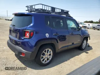 2019 Jeep Renegade Sport with VIN ZACNJAAB5KPK49980, listed as a Copart auction lot 60098805 with Not provided miles and Salvage title. Bid and sale history available at DreamBid. Image 3.