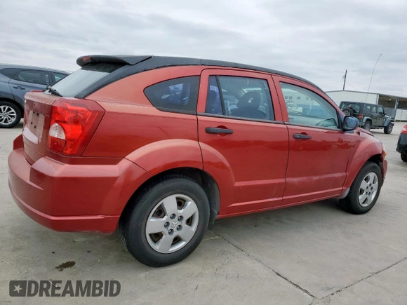 2007 Dodge Caliber with VIN 1B3HB28B87D364797, listed as a Copart auction lot 44508745 with 155,961 mi miles and Clean Title. Bid and sale history available at carsss.com. Image 3.