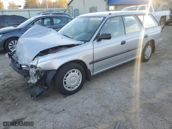 1997 Subaru Legacy Wagon L with VIN 4S3BK4356V6323149, listed as a Copart auction lot 81910724 with 109,665 mi miles and Salvage Title. Bid and sale history available at carsss.com. Image 1.