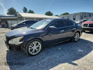 2012 Nissan Maxima SV with VIN 1N4AA5AP6CC844675, listed as a Copart auction lot 60547625 with 185,108 mi miles and Salvage title. Bid and sale history available at DreamBid. Image 1.