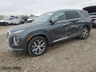 2021 Hyundai Palisade Limited with VIN KM8R54HEXMU214956, listed as a Copart auction lot 47774155 with 61,757 mi miles and Salvage Title. Bid and sale history available at carsss.com. Image 1.