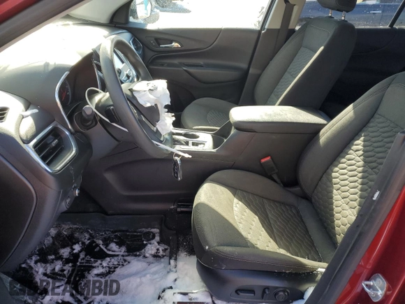 2018 Chevrolet Equinox LT with VIN 2GNAXSEVXJ6145661, listed as a Copart auction lot 45454325 with 92,268 mi miles and Salvage Title. Bid and sale history available at DreamBid. Image 7.