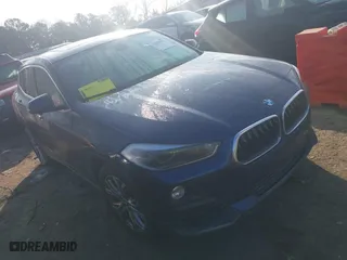 2018 BMW X2 sDrive28i with VIN WBXYJ3C36JEP75885, listed as a IAAI auction lot 41503551 with 136,671 mi miles. Bid and sale history available at carsss.com. Image 1.