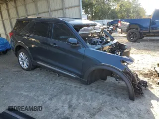 2024 Ford Explorer Platinum with VIN 1FM5K8HC0RGA18446, listed as a Copart auction lot 45936195 with 0 mi miles and Salvage Title. Bid and sale history available at carsss.com. Image 4.