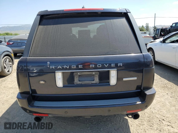 2007 Land Rover Range Rover SC with VIN SALMF13477A261109, listed as a Copart auction lot 56125495 with 103,289 mi miles and Clean title. Bid and sale history available at DreamBid. Image 6.