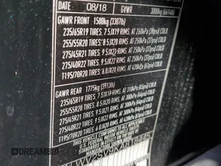 2019 Land Rover Range Rover Sport HSE Dynamic z VIN SALWV2SV9KA818445, wystawiony jako Copart lot #53667465 z przebiegiem 62 648 mil mil oraz Szkoda całkowita • Salvage title. Historia ofert i sprzedaży dostępna na DreamBid. Obrazek 14.
