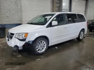 2014 Dodge Grand Caravan SXT with VIN 2C4RDGCG6ER427435, listed as a Copart auction lot 51957355 with 106,078 mi miles and Salvage Title. Bid and sale history available at DreamBid. Image 1.