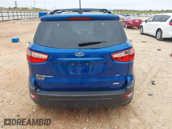 2019 Ford EcoSport SE with VIN MAJ3S2GEXKC308269, listed as a IAAI auction lot 41945806 with 42,506 mi miles and . Bid and sale history available at DreamBid. Image 16.
