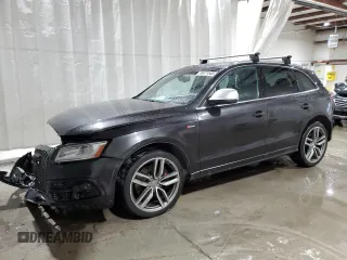 2014 Audi SQ5 Premium Plus with VIN WA1CGAFP1EA097143, listed as a Copart auction lot 88471545 with 156,075 mi miles and Salvage Title. Bid and sale history available at carsss.com. Image 1.