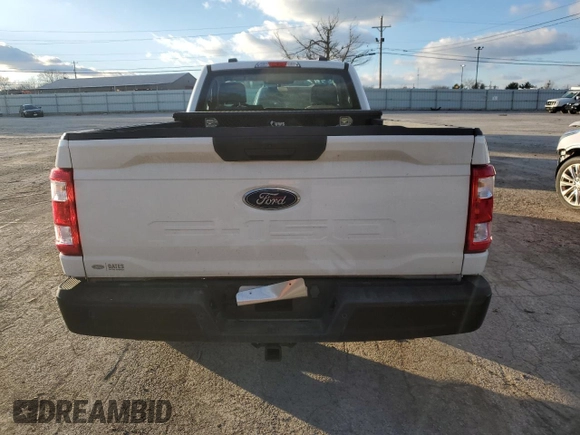 2023 Ford F-150 XL with VIN 1FTMF1C59PKE40505, listed as a Copart auction lot 87022404 with Not Provided miles and Salvage Title. Bid and sale history available at carsss.com. Image 6.