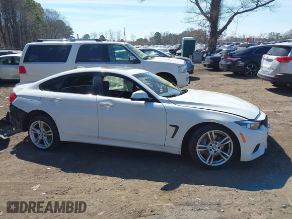 2019 BMW 4 Series 440i xDrive with VIN WBA4J7C58KBM76130, listed as a IAAI auction lot 41885173 with 43,690 mi miles and . Bid and sale history available at carsss.com. Image 12.