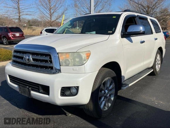 2010 Toyota Sequoia Platinum with VIN 5TDDW5G18AS028445, listed as a Copart auction lot 49748395 with 297,596 mi miles and Clean Title. Bid and sale history available at carsss.com. Image 2.