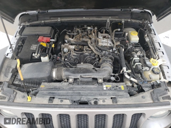 2021 Jeep Wrangler Unlimited 80th Anniversary with VIN 1C4HJXDN7MW680450, listed as a Copart auction lot 87807545 with 117,275 mi miles and Salvage title. Bid and sale history available at DreamBid. Image 14.