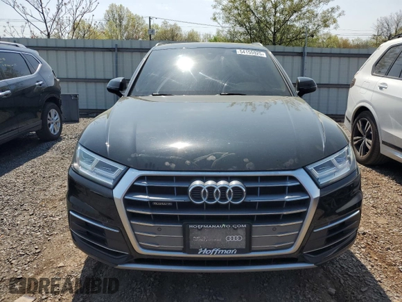 2018 Audi Q5 Premium Plus with VIN WA1BNAFY1J2196964, listed as a Copart auction lot 54155925 with 96,019 mi miles and Clean Title. Bid and sale history available at carsss.com. Image 5.