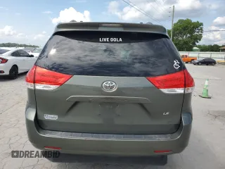 2012 Toyota Sienna LE AAS with VIN 5TDKK3DC3CS221490, listed as a Copart auction lot 59673925 with Not provided miles and Clean title. Bid and sale history available at DreamBid. Image 6.
