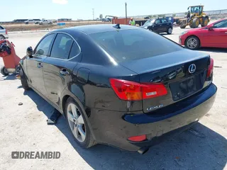 2007 Lexus IS 250 with VIN JTHBK262075046771, listed as a IAAI auction lot 42094243 with 225,879 mi miles and . Bid and sale history available at DreamBid. Image 3.