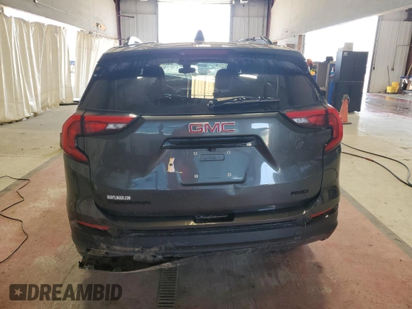 2021 GMC Terrain SLT with VIN 3GKALVEV3ML353665, listed as a Copart auction lot 55581865 with 85,903 mi miles and Salvage title. Bid and sale history available at DreamBid. Image 6.