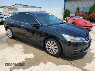 2014 Honda Accord Touring z VIN 1HGCR3F92EA002801, wystawiony jako Copart lot #59150495 z przebiegiem 112 377 mil mil oraz Szkoda całkowita • Salvage title. Historia ofert i sprzedaży dostępna na DreamBid. Obrazek 4.