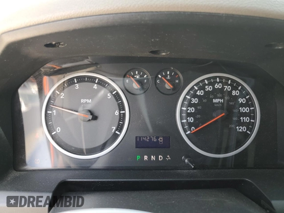 2012 Ram 1500 Tradesman with VIN 1C6RD7KP5CS296308, listed as a Copart auction lot 50894885 with 114,276 mi miles and Salvage title. Bid and sale history available at DreamBid. Image 9.