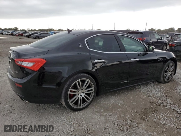 2016 Maserati Ghibli S with VIN ZAM57RSA3G1184409, listed as a Copart auction lot 59459615 with 81,925 mi miles and Clean title. Bid and sale history available at DreamBid. Image 3.