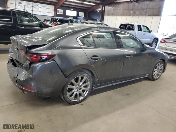 2020 Mazda Mazda3 Sedan Premium Package with VIN JM1BPAEM1L1169495, listed as a Copart auction lot 41499405 with 54,059 mi miles and Salvage Title. Bid and sale history available at carsss.com. Image 3.