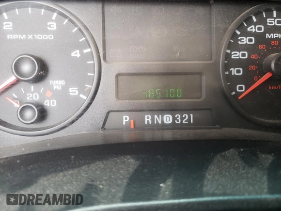 2006 Ford F-350 with VIN 1FTWW30P46EC47122, listed as a Copart auction lot 71742404 with 185,108 mi miles and Salvage title. Bid and sale history available at DreamBid. Image 9.