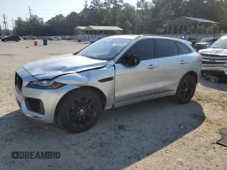 2020 Jaguar F-Pace with VIN SADCX2GX8LA626941, listed as a Copart auction lot 75874264 with 44,204 mi miles and Salvage title. Bid and sale history available at DreamBid. Image 1.