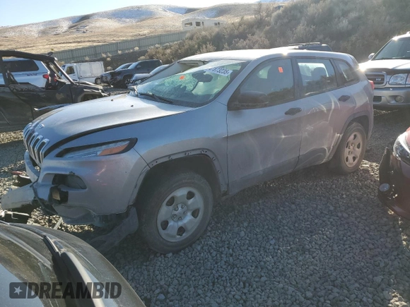 2015 Jeep Cherokee Sport z VIN 1C4PJMAB8FW776627, wystawiony jako Copart lot #47873235 z przebiegiem Nie podano mil oraz Szkoda całkowita • Salvage title. Historia ofert i sprzedaży dostępna na DreamBid. Obrazek 1.