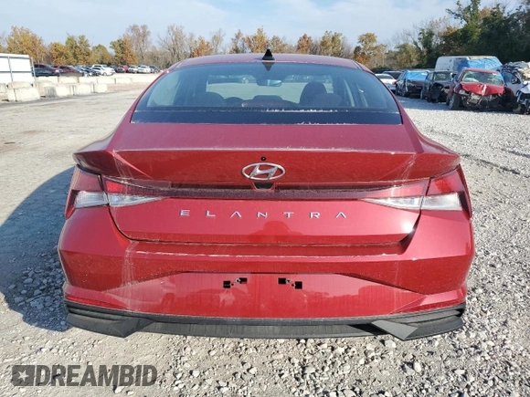 2023 Hyundai Elantra SEL with VIN KMHLM4AG9PU497844, listed as a Copart auction lot 53797834 with 13,488 mi miles and Salvage Title. Bid and sale history available at DreamBid. Image 6.