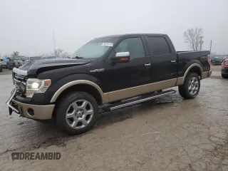 2013 Ford F-150 XL with VIN 1FTFW1EF2DKE23619, listed as a Copart auction lot 86343374 with 167,956 mi miles and Salvage Title. Bid and sale history available at carsss.com. Image 1.