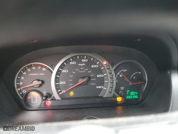 2004 Honda Pilot EX with VIN 2HKYF18414H619195, listed as a Copart auction lot 48593955 with 205,396 mi miles and Salvage Title. Bid and sale history available at carsss.com. Image 9.