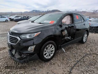 2019 Chevrolet Equinox LS with VIN 2GNAXSEV7K6268688, listed as a Copart auction lot 43025335 with 132,237 mi miles and Salvage Title. Bid and sale history available at DreamBid. Image 1.