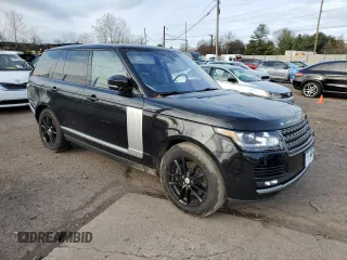 2017 Land Rover Range Rover with VIN SALGR2FV6HA374954, listed as a Copart auction lot 82380564 with 76,293 mi miles and Salvage title. Bid and sale history available at DreamBid. Image 4.