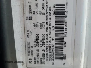 2002 Dodge 2500 z VIN 3B7KC23652M291462, wystawiony jako Copart lot #53378895 z przebiegiem Nie podano mil oraz Szkoda całkowita • Salvage title. Historia ofert i sprzedaży dostępna na DreamBid. Obrazek 13.