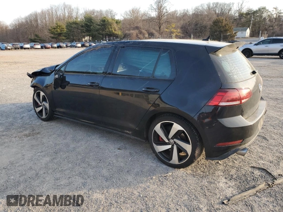 2018 Volkswagen Golf GTI S with VIN 3VW547AU7JM278684, listed as a Copart auction lot 48867415 with 0 mi miles and Salvage Title. Bid and sale history available at carsss.com. Image 2.