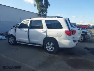 2008 Toyota Sequoia SR5 with VIN 5TDBY64A78S000870, listed as a IAAI auction lot 41756220 with 1 mi miles. Bid and sale history available at carsss.com. Image 14.