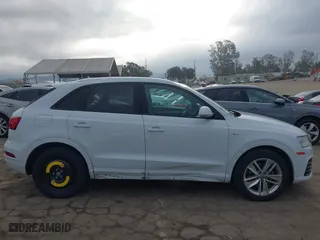 2018 Audi Q3 Premium with VIN WA1BCCFSXJR028356, listed as a IAAI auction lot 41761544 with 82,877 mi miles. Bid and sale history available at carsss.com. Image 14.