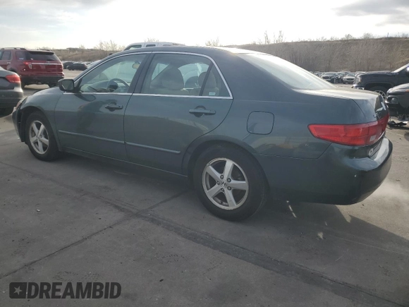 2005 Honda Accord EX with VIN 1HGCM56755A027653, listed as a Copart auction lot 51790915 with 58,935 mi miles and Salvage Title. Bid and sale history available at DreamBid. Image 2.