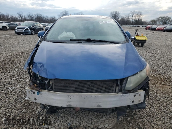 2012 Honda Civic EX with VIN 19XFB2F89CE002130, listed as a Copart auction lot 48515155 with 190,416 mi miles and Salvage Title. Bid and sale history available at DreamBid. Image 5.
