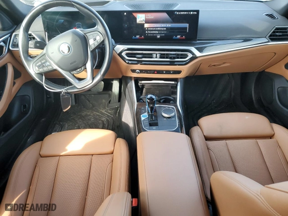2022 BMW i4 eDrive40 with VIN WBY73AW02NFN11747, listed as a Copart auction lot 51413995 with 25,821 mi miles and Salvage Title. Bid and sale history available at carsss.com. Image 8.
