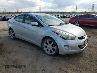 2013 Hyundai Elantra Limited with VIN KMHDH4AE2DU780802, listed as a Copart auction lot 56385425 with 163,853 mi miles and Clean Title. Bid and sale history available at DreamBid. Image 4.