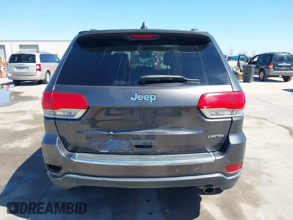 2017 Jeep Grand Cherokee Limited with VIN 1C4RJEBG9HC934177, listed as a IAAI auction lot 41767133 with 140,422 mi miles. Bid and sale history available at carsss.com. Image 16.