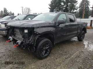 2023 Chevrolet Silverado 1500 LT Trail Boss with VIN 3GCUDFED5PG258394, listed as a Copart auction lot 86197364 with 31,934 mi miles and Salvage Title. Bid and sale history available at DreamBid. Image 1.