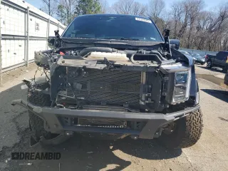 2023 Ford F-150 Raptor with VIN 1FTFW1RGXPFC88745, listed as a Copart auction lot 47529385 with 32,220 mi miles and Salvage Title. Bid and sale history available at DreamBid. Image 5.