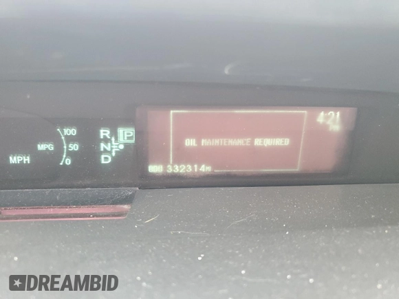2010 Toyota Prius II with VIN JTDKN3DU7A0025780, listed as a Copart auction lot 54323255 with 332,314 mi miles and Clean Title. Bid and sale history available at carsss.com. Image 9.